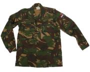 Camicia uomo invernale olandese mimetica militare pesante bottoni cotone canvas