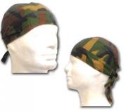 Bandana softair woodland - in cotone laccetti di chiusura posteriori e paranuca