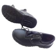 Zapatos de accidente de trabajo negro amanecer suave cordones suela antideslizante