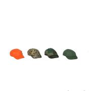 Sombrero gorro gorra de jockey de algodÃ³n de color naranja bosque de camuflaje verde