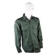 Camicia casacca cotone bottoncini tasche sportiva uomo slim casual caccia moda