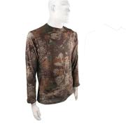 Maglia maglietta manica lunga cotone caccia pesca sportiva uomo girocollo