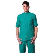 Dividido tÃºnica zip unisex de algodÃ³n lleno de enfermerÃ­a odontÃ³logo veterinario - Personalizzabile con il tuo logo