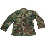 Camicia bdu americana soft air tasche uomo militare mimetica woodland e desert