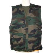 Sleeveless vest wild boar hunting unlined high visibility sport orange