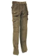 Pantalon de chasse en velours doublÃ©e de pÃªche poches de chasse de montagne homme vert