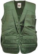 Hunting fishing vest Multipocket cartridge belt sport zip zipper pockets