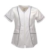 Camice grembiule estetista centro estetico massaggiatrice corto avvitato lavoro - Personalizzabile con il tuo logo