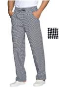 Pantalaccio pantalon de travail avec du coton pour le chef Ã  carreaux tailles mixtes
