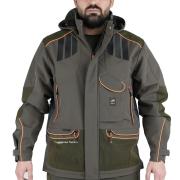 Jacke winterjacke weste microfaser-jagd-sport-wasserdicht-mann-kapuze