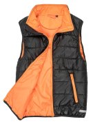 black/orange