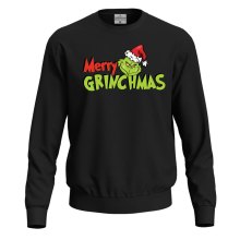 Felpa maglia Natale Unisex Stampa personaggio a Tema Festivo Regalo Merry Christ