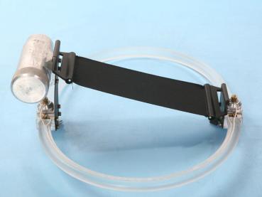 Torcia lampada luce casco cantiere elmetto speleologo minato
