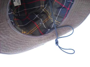 Cappello falda larga uomo caccia pesca sole cotone cerato sa