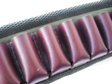 Cartucciera caccia proiettili pelle cordura 30 trenta celle 