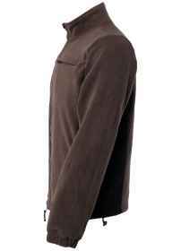 Maglione maglia Pile termico made in italy con mezza zip abbigliamento caccia