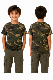 T-shirt maglietta maglia mimetica bimbo bambino bambina coto