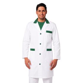 Men's tunic shirt uniform for delicatessen butchers, grocery stores, supermarkets - Customizable with your logo