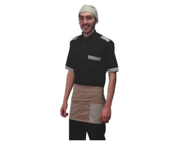 Camicia estiva maniche corte unisex chiosco bar ristorante 3
