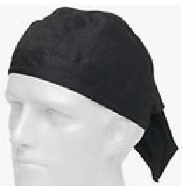 Bandana softair nera 100 cotone 04507n taglia unica regolabile