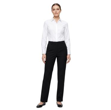 Pantalone Classico Donna Avvitato Nero Elegante Antipiega Pr