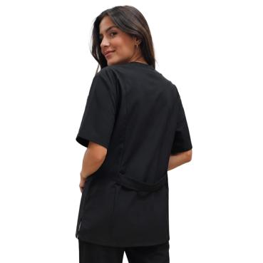 Camice Corto casacca vestaglia Mezza Manica Zip Antimacchia 