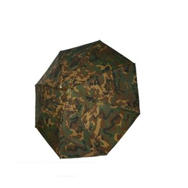 Ombrello a cupola pastore in nylon verde mimetico con manico