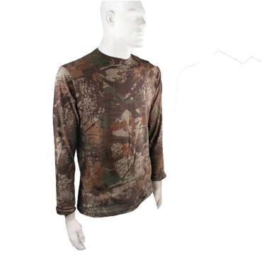 Maglia maglietta manica lunga cotone caccia pesca sportiva u