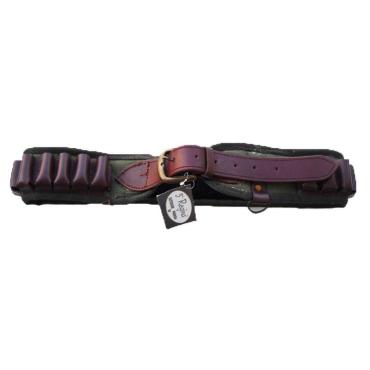 Cartucciera caccia proiettili pelle cordura 30 trenta celle 