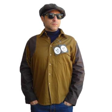 Camicia uomo caccia canvas cotone antistrappo montagna tasch