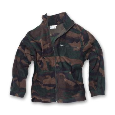 Maglia giacca felpa giubbino pile verde blu mimetica pail in