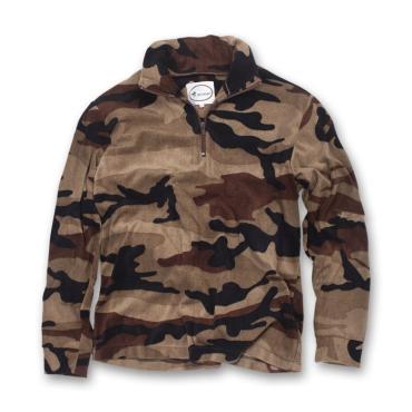 Maglia pile caccia morbida termica ultraleggera collo alto u