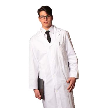 Camice Bianco uomo Laboratorio Scuola Made in Italy sanforiz