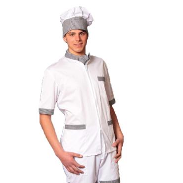 Giacca da cuoco casacca chef cotone ristorazione cucina rist