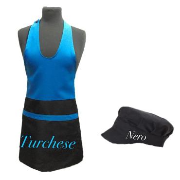 Grembiule paragilet cappello bar pub birreria rosticceria ca