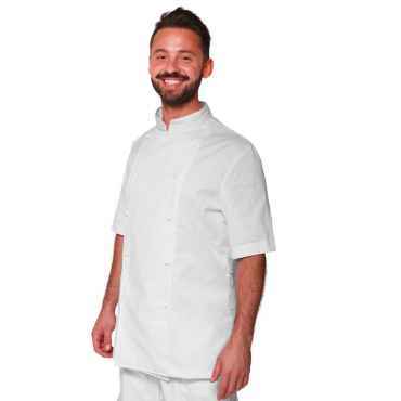 Giacca casacca chef estiva mezze maniche bianca cucina cuoco