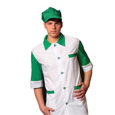 Camice casacca giacca lavoro salumiere macellaio alimentari 