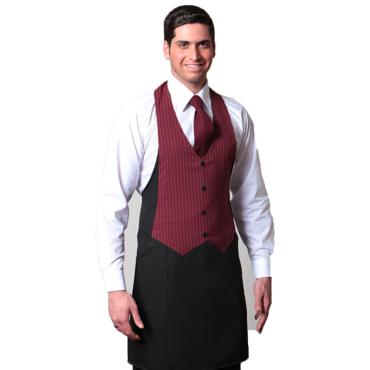 Grembiule pettorina divisa cucina ristorante gilet uomo sala