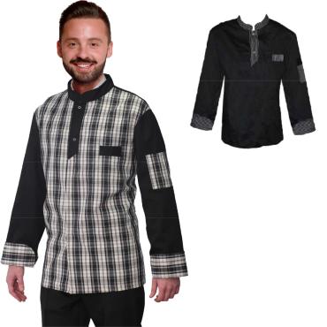 Casacca giacca uomo quadroni made in Italy pub ristorante pi