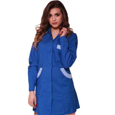 Camice casacca donna lavoro manica lunga vari colori con bot