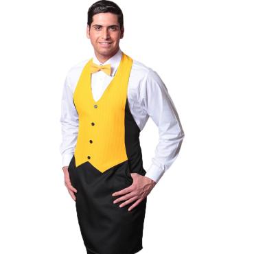 Grembiule pettorina divisa cucina ristorante gilet uomo sala