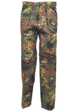 Pantalone foderato in flanella modello tedesco flecktarn