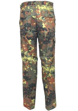 Pantalone foderato in flanella modello tedesco flecktarn