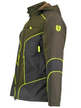 Giacca giubbino softshell caccia pesca abbigliamento tecnico
