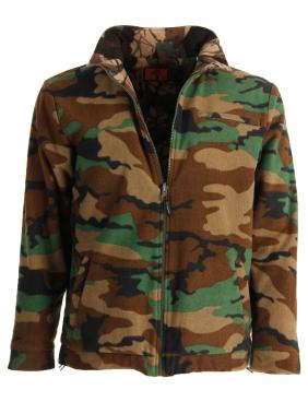 Maglia maglione caccia reversibile verde abbigliamento tecni