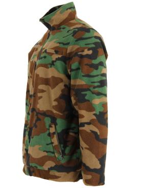 Maglia maglione caccia reversibile verde abbigliamento tecni