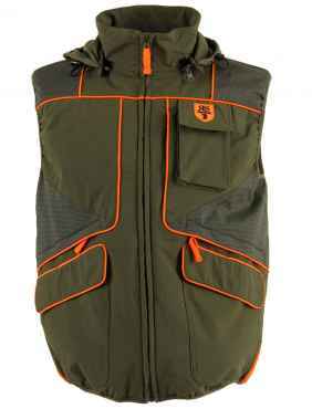 Gilet multi tasche con caldo pile ampio carniere Bordini alt