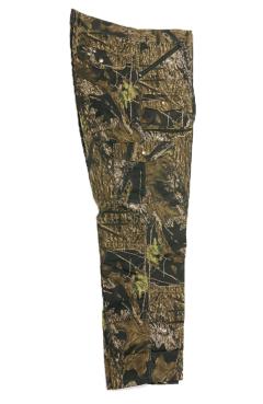 Pantalone pantaloni uomo pesca caccia sfoderato zip verde mi