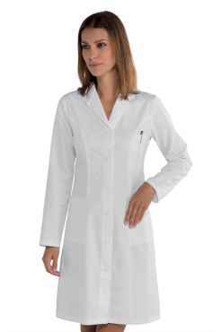Camice da donna medico farmacista erboristeria in cotone cla
