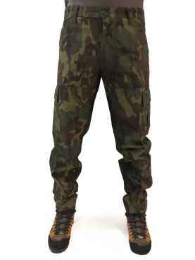 Pantalone Safari Sport sfoderato con tasconi mimetico camo u